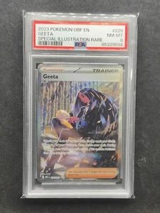 PSA 8 Pokémon TCG Geeta Sv03: Obsidian Flames 226/197 Holo Special Illustration - Picture 1 of 2