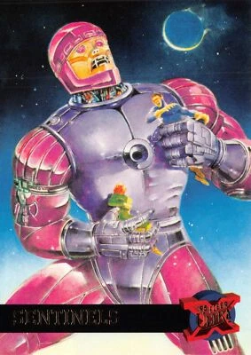 SENTINELS / '95 1995 Fleer Ultra X-Men BASE Card #42 - Art by Catherine Huerta - Image 1 of 2