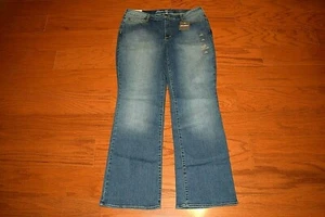 Eddie Bauer - CURVY Fit BOOT Cut STRETCH Blue Jeans - Women Size 14 - NWT - Picture 1 of 6