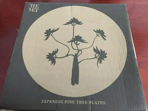 Metropolitan Museum vier japanische Kiefer Teller in Box - Bild 1 von 4