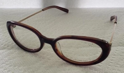 Nuevas gafas Trussardi TR12501 púrpura tortuga para mujer 51-17-135 - ajuste pequeño Foto 1 de 4