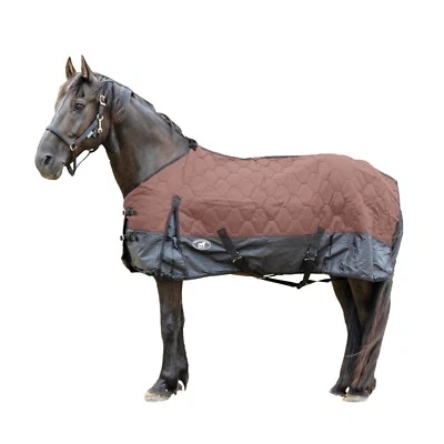 Resistance 420 Denier Quilted Nylon Horse Waterproof Stable Blanket 200g Polyfil - Image 1 of 4