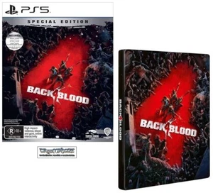 BACK 4 BLOOD • SPECIAL EDITION • STEELBOOK • PLAYSTATION 5 (PS5) • NEW + SEALED - Picture 1 of 4