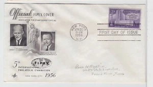 TurtlesTradingPost - FIPEX Stamp Show #1076- 1956 Artcraft FDC - Picture 1 of 1