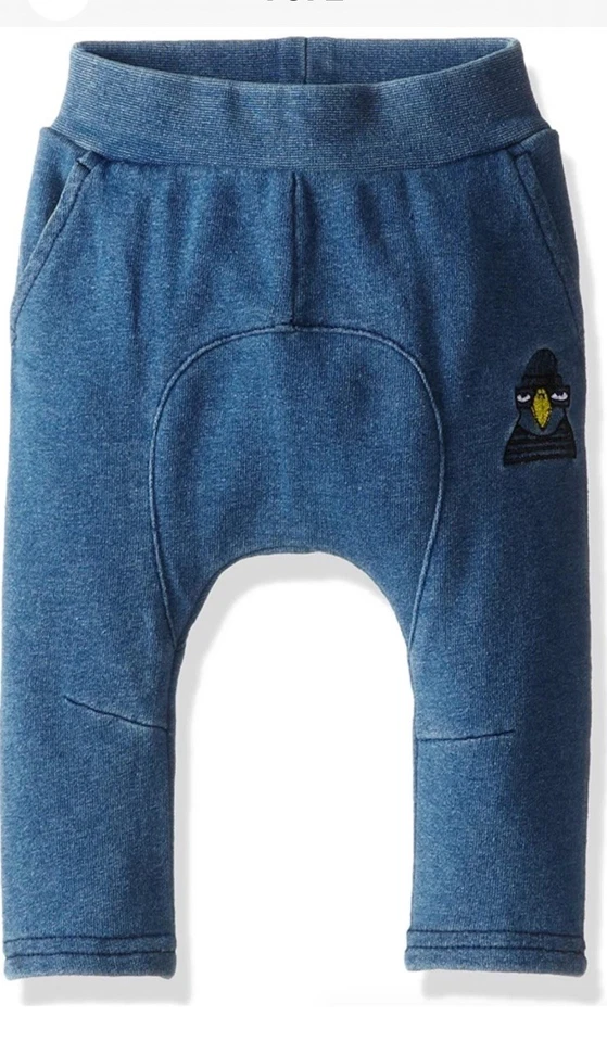 Pantalones Terri Little Marc Jacobs Azul Suave Denim Efecto Bebé Niño Talla 6M L43740 Foto 1 de 2