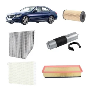 Kit tagliando 5 filtri per Classe C W205 S205 C205 1598CC gasolio 180D 200D - Imagen 1 de 6