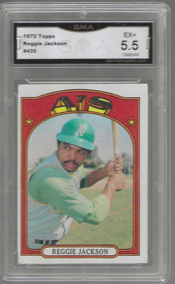 # 435   REGGIE JACKSON    1972   topps  GMA  5.5 - Image 1 of 1