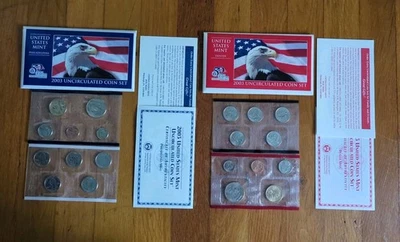 NEW 2003 United States Mint Uncirculated Coin Set Philadelphia & Denver US COA - Image 1 of 4