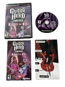 Guitar Hero Encore - Rocks The 80s (Sony PlayStation 2 PS2) - Komplett mit Poster - Bild 1 von 1