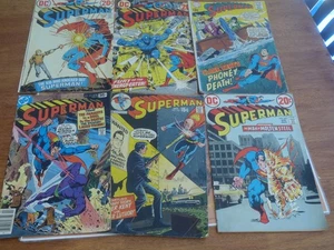 6 ASST SUPERMAN COMICS #S 210, 230, 258, 259,263, 322 COMICS FOR ONE LOW PRICE - Picture 1 of 4