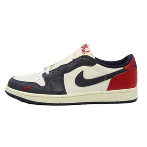 NIKE 26.5CM Air Jordan 1 Retro Low Og HQ2993-100 Summit White-gym Red 24004056 - Picture 1 of 7