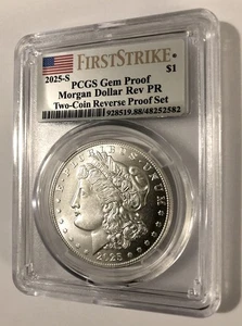 2025 S Morgan Silver Dollar. PCGS Gem Proof. *FIRST STRIKE* - Picture 1 of 4