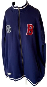 IRISH CONEXXION Belfast Baseball Patches Zip Sweatshirt Zipper Jacket XXL UNISEX - Picture 1 of 13