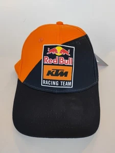 NWT Red Bull KTM Racing Team Hat Cap Adjustable Back Adult Blue Orange Cotton - Picture 1 of 9
