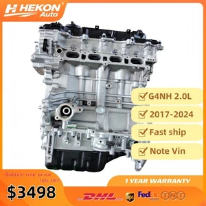New Long Cylinder Block Engine Assembly For 17-2024 Hyundai Kia Soul G4NH 2.0L - Picture 1 of 6