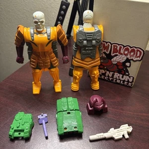 Bludgeon G1 100% Complete 1989 Transformers Action Figure Pretender Vintage RARE - Picture 1 of 19