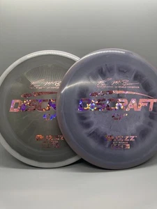 2 NEW 5x Paul McBeth Discraft ESP BuZzz Gray Pink Flowers 177g Midrange Disc - Bild 1 von 1