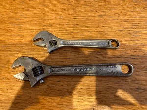 Par de Proto y Crestoloy hechos en Estados Unidos. Llaves ajustables 6” y 8” - Imagen 1 de 2