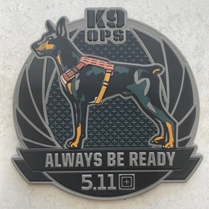 *NEU* 5.11 TACTICAL K9 OPERATIVES DOBERMANN PINSCHER PATCH K9 OPS K9 PATCH 2 - Bild 1 von 7