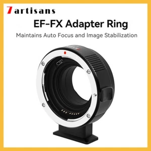 7Artisans EF-FX Auto Focus Lens Adapter for Canon EF EF-S Lens to Fuji X-T3 X-T4 - Picture 1 of 6