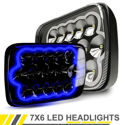 Faro LED 7x6" Hi-Lo DRL para camioneta Chevy C1500 C2500 C3500 Suburban brillante Foto 1 de 4