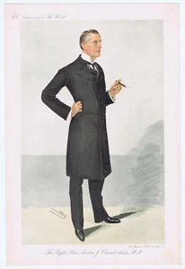 Austen J Chamberlain Supplement to The World print - Picture 1 of 1