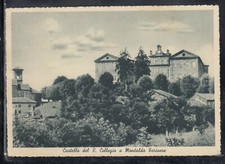 Cartolina Castello del R. Collegio a Montaldo Torinese A1902