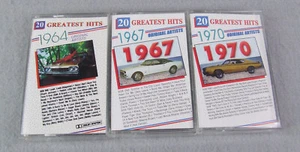 20 Greatest Hits of 1964, 1967 and 1970 Cassette Tapes (Highland Records) - Picture 1 of 7