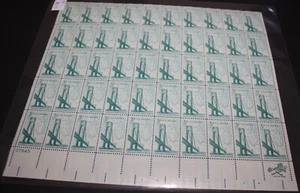 1964 U.S. POSTAGE SC# 1258 SHEET OF 50 VERRAZANO NARROWS BRIDGE SEE DESCRIPTION - Picture 1 of 1