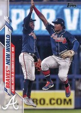 2020 Topps Ronald Acuna Jr. & Ozzie Albies #538 Braves New World