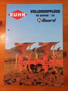 Prospekt KUHN Strohhäcksler Volldrehpflüge Broschüre Werbung Traktor Schlepper F - Bild 1 von 1
