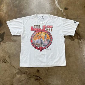 Vintage NBA Chicago Bulls 3-Peat Champions Tee - Picture 1 of 5
