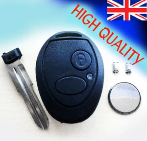 Land Rover Discovery 2 TD5 2 Button Remote Key Fob Case Shell FULL Repair Kit - Picture 1 of 3