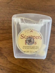Scrapper's Floss by Karen Foster Design-Yellow- Acid Free-EUC - Picture 1 of 2