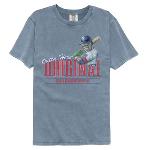 Big League Chew Original Bubble Gum Outta Here Batter Men's T Shirt - Picture 1 of 6