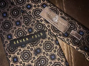 Robert Talbott Seven Fold Tie Lt Brown euc # 1 of 40 - Picture 1 of 8