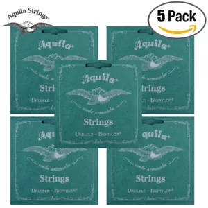 5-PACK Aquila 63U Bio Nylon Tenor Ukulele String Set GCEA Tuning MADE IN ITALY - Picture 1 of 1