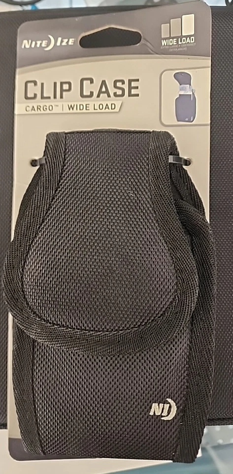 Nite Ize Clip Case Cargo Phone Holster Clippable Holder Wide Load Black
