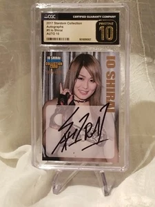 Io Shirai Sky Stardom Memorial Collection Card 5 Autograph CGC PRISTINE 10!! WWE - Picture 1 of 2