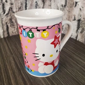 Hello Kitty Coffee Mug Christmas Tree Lights 2014 Sanrio PINK - Picture 1 of 8