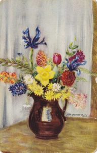 Spring Flowers Arranged in Jug , Single Swap Card - Picture 1 of 1