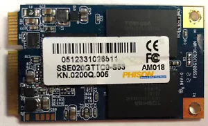 ACER Aspire 20GB Mini SSD TOSHIBA SSE020GTTC0-S53 Tested. - Picture 1 of 2
