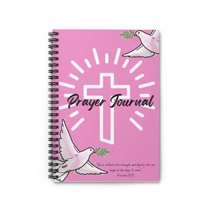 Inspirational Prayer Journal - Spiral Notebook for Reflection - Picture 1 of 5
