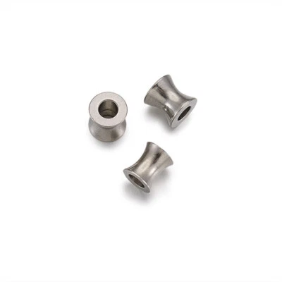 20 pcs Column 304 Stainless Steel European Large Hole Beads Craft 8x8mm Hole 4mm - Image 1 of 4