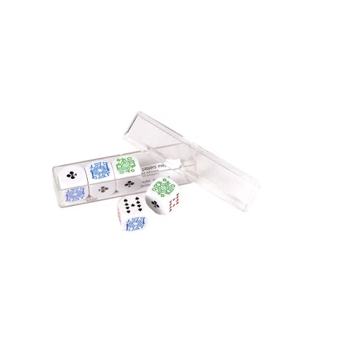 ENGELHART 5 Pokerwürfel 16mm in Dose