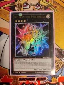 Yugioh - CROS-EN050 - Tellarknight Ptolemaeus - Ultra Rare - 1st Edition - NM - Picture 1 of 1