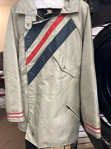Vintage Fox Point Wheels of Man Insulated Silver Parka Jacket, Men's Medium - Picture 1 of 19