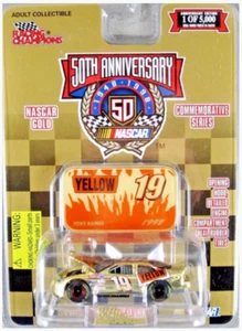 Tony Raines #19 Yellow 1998 Chevy Gold Racing Champions 1/64 NASCAR diecast - Picture 1 of 3