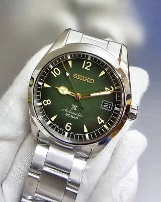 SEIKO Prospex Alpinist 38 MM Green Dial SS Men's Watch SPB155 - Image 1 of 4