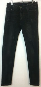 Mens Black Jeans Free Party Denim Vintage Size W29 - Picture 1 of 10